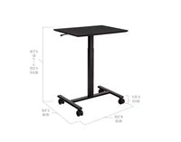 Chariot de bureau mobile pneumatique Seville Classics airLIFT