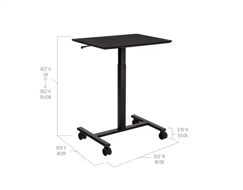 Chariot de bureau mobile pneumatique Seville Classics airLIFT