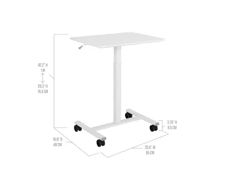 Chariot de bureau mobile pneumatique Seville Classics airLIFT