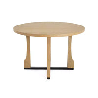 Table de salle à manger ronde Christopher Knight Home Dakota 48 avec cadre rustique en croix