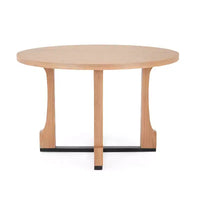 Table de salle à manger ronde Christopher Knight Home Dakota 48 avec cadre rustique en croix