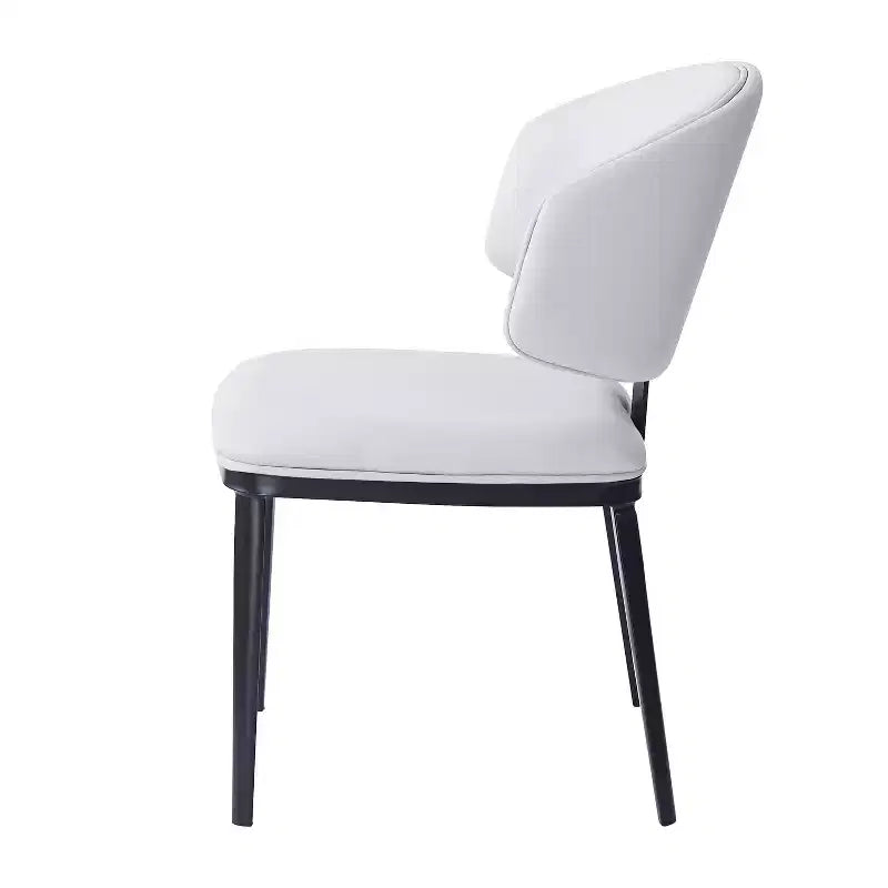 Christopher Knight Home Enoch Chaises de salle à manger modernes rembourrées en similicuir (lot de 2)