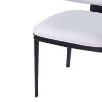 Christopher Knight Home Enoch Chaises de salle à manger modernes rembourrées en similicuir (lot de 2)