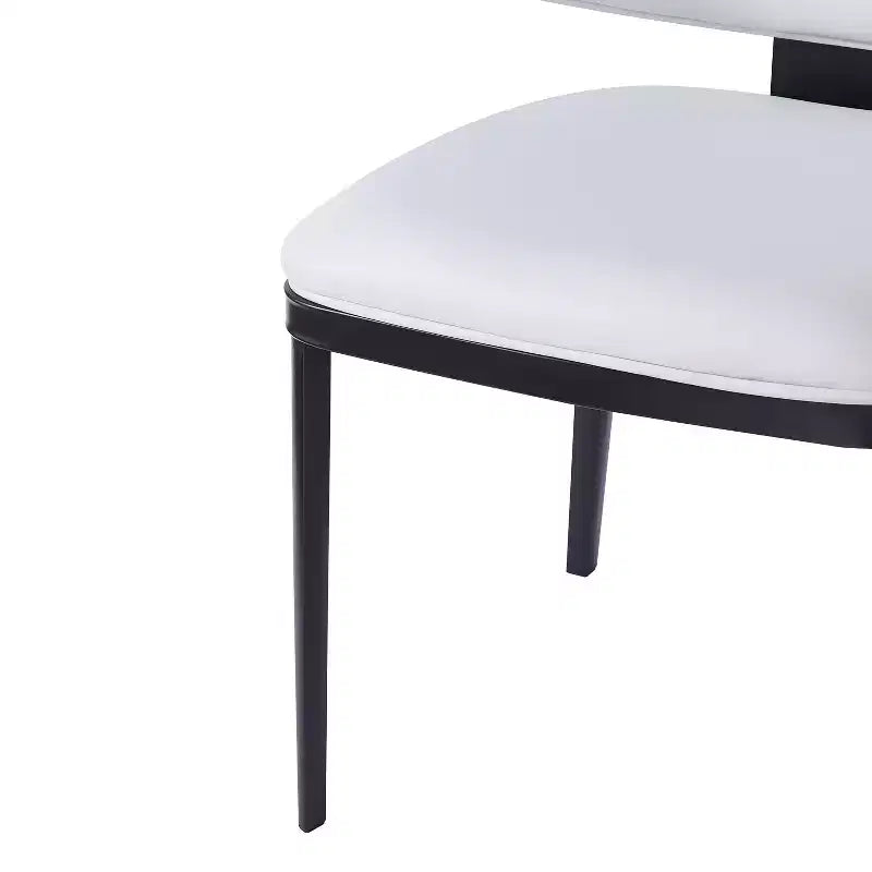 Christopher Knight Home Enoch Chaises de salle à manger modernes rembourrées en similicuir (lot de 2)