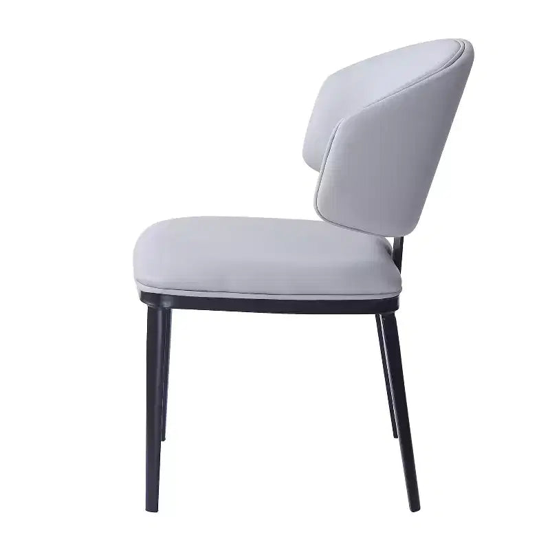 Christopher Knight Home Enoch Chaises de salle à manger modernes rembourrées en similicuir (lot de 2)