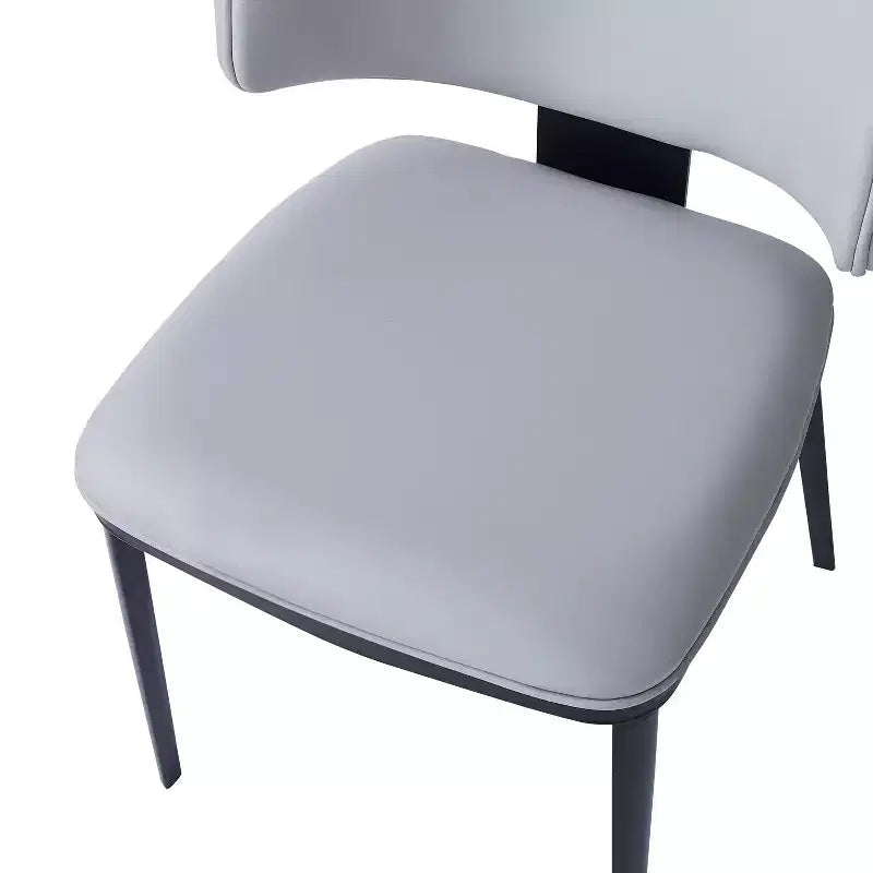 Christopher Knight Home Enoch Chaises de salle à manger modernes rembourrées en similicuir (lot de 2)