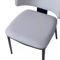 Christopher Knight Home Enoch Chaises de salle à manger modernes rembourrées en similicuir (lot de 2)