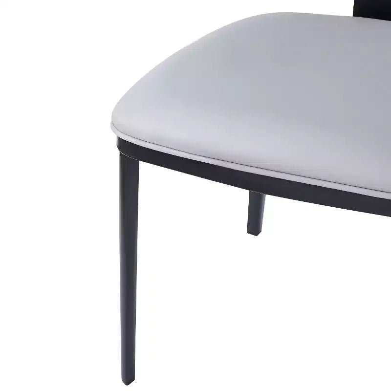 Christopher Knight Home Enoch Chaises de salle à manger modernes rembourrées en similicuir (lot de 2)