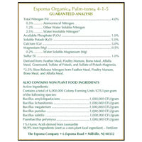 Espoma Engrais organique pour palmiers Palm-Tone 4-1-5, 4 lb