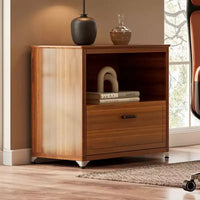 Armoire de rangement de dossiers d'exposition 29'', noyer
