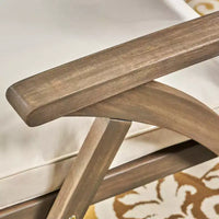 GDFStudio Baia Ensemble bistro d'extérieur 3 pièces en bois d'acacia avec coussin