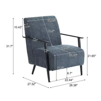 Fauteuil d'appoint moderne, fauteuil de salon rembourré pour le salon, la chambre - ModernLuxe