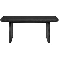 Table basse rectangulaire Lantine, table d'appoint basse de 47 pouces en bois style ferme, montage facile