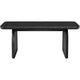Table basse rectangulaire Lantine, table d'appoint basse de 47 pouces en bois style ferme, montage facile