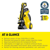 Karcher K 5 Power Control CHK Nettoyeur Haute Pression Électrique, Max 2500 PSI, 1.5 GPM