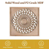 Miroir en bois de ferme Heynemo, miroirs décoratifs carrés muraux, miroirs muraux pour salon, chambre, salle à manger, entrée, couloir