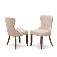 HomeStock Eclectic Elegance 2 Chaises Parson - Chaise de salle à manger