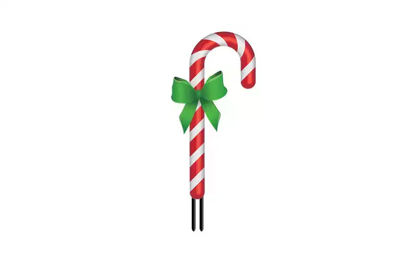Briarwood Lane Art metallique de jardin Sucre d'orge de Noël 32x12 pour Noël