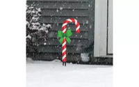 Briarwood Lane Art metallique de jardin Sucre d'orge de Noël 32x12 pour Noël