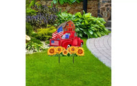 Briarwood Lane Décoration murale en métal 27x19 "Terre de la liberté" pour l'été