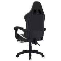 Chaise gaming de massage Hoffree extra-large, chaise de bureau PC ergonomique avec repose-pieds et réglable