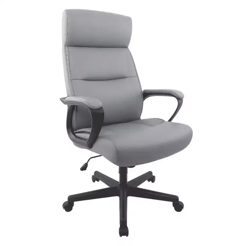Chaise de travail à dossier haut Alera Oxnam Series - Noir/Gris