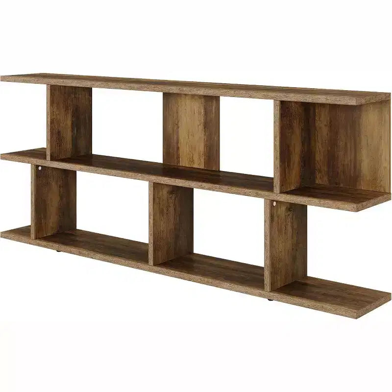 Lantine table console sofa extra-longue 71 à 3 niveaux derrière le canapé