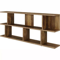 Lantine table console sofa extra-longue 71 à 3 niveaux derrière le canapé