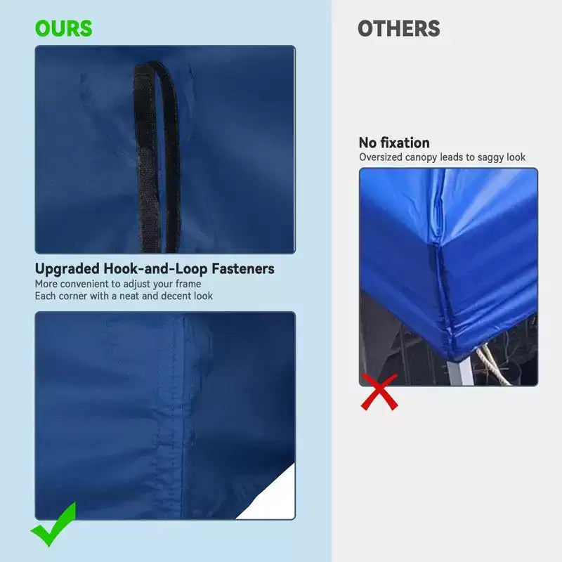 Yescom Dessus de remplacement UV30+ pour tonnelle 3x3m à 2 niveaux, pour extérieur, jardin, terrasse, fête, événement, bleu marine