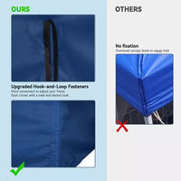 Yescom Dessus de remplacement UV30+ pour tonnelle 3x3m à 2 niveaux, pour extérieur, jardin, terrasse, fête, événement, bleu marine