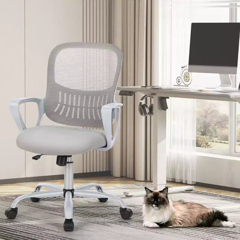 Chaise de bureau haute Premium, hauteur comptoir, avec repose-pieds réglable inclus pour utilisateurs de bureaux debout