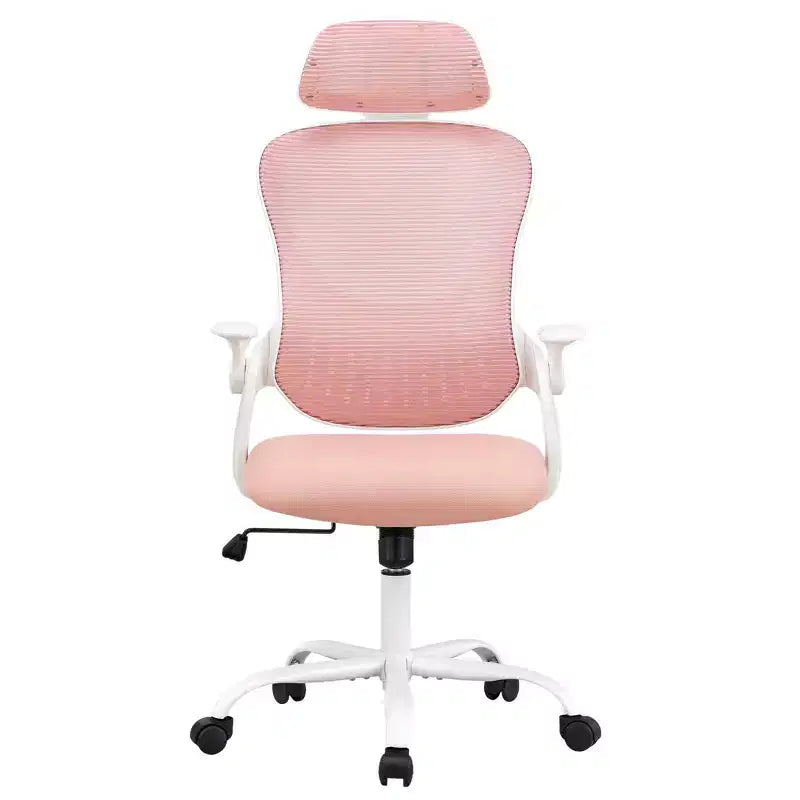 Chaise de bureau pivotante : Conception ergonomique, Repose-pieds, Inclinable, Cuir PU