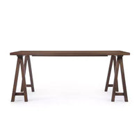 Table de salle à manger moderne en bois de style Mid-Century GDFStudio Sabrina