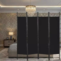 BestMassage Paravent 4 Panneaux Pliant 1,70 m Cloison de Séparation Autoportante