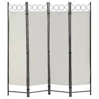 BestMassage Room Divider 4 Panel Folding Privacy Screen 5.6FT Freestanding Partition Wall Divider