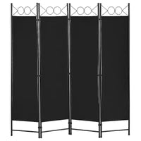 BestMassage Paravent 4 Panneaux Pliant 1,70 m Cloison de Séparation Autoportante