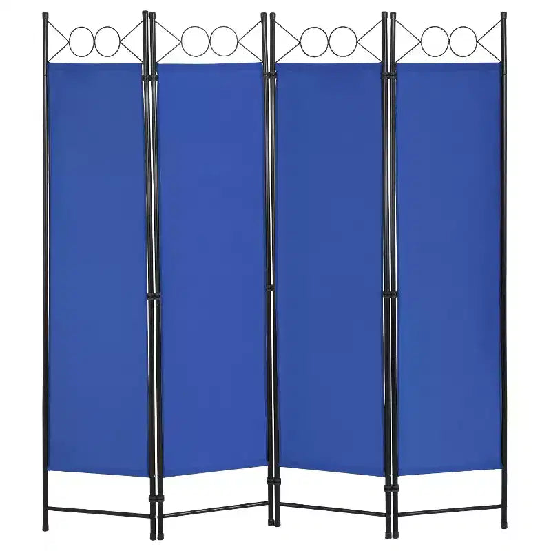 BestMassage Paravent 4 Panneaux Pliant 1,70 m Cloison de Séparation Autoportante