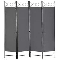 BestMassage Paravent 4 Panneaux Pliant 1,70 m Cloison de Séparation Autoportante