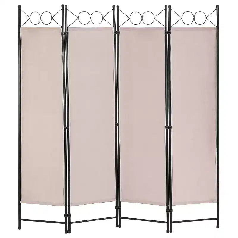 BestMassage Paravent 4 Panneaux Pliant 1,70 m Cloison de Séparation Autoportante