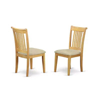 Ensemble de salle à manger HomeStock 5 pièces avec chaises en tissu et table de cuisine