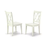 Ensemble de table à manger ronde HomeStock Linen White