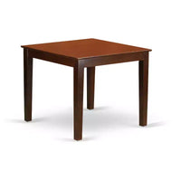 Ensemble table à manger carrée 5 pièces HomeStock, style moderne 36x36
