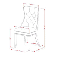 Ensemble de salle à manger HomeStock NFDA5 rectangulaire noir avec 4 chaises