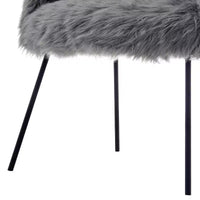 Fauteuil d'appoint Ana Lux en fausse fourrure Inspired Home
