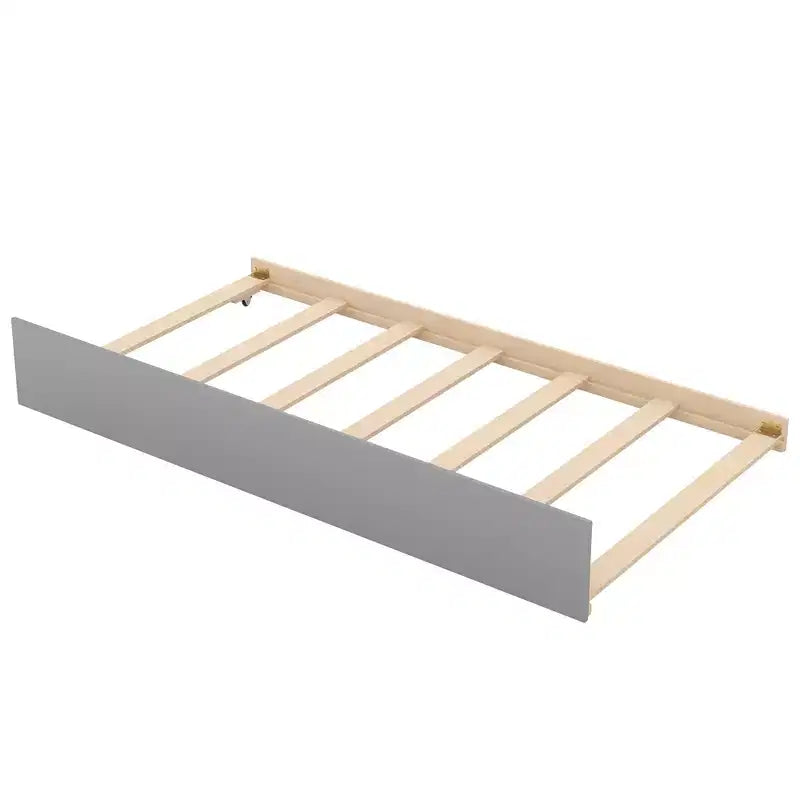 Whisen lit superposé en bois avec lit gigogne et escalier de rangement