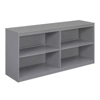 Lit mezzanine jumeau/double avec bureau coulissant et 4 tiroirs, cadre de lit mezzanine bas en bois avec étagères - ModernLuxe