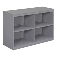 Lit mezzanine jumeau/double avec bureau coulissant et 4 tiroirs, cadre de lit mezzanine bas en bois avec étagères - ModernLuxe