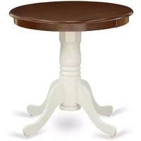HomeStock table de salle à manger en bois d'hévéa