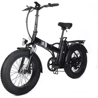 Vélo électrique pour adultes, E-Bike pliant avec pneus larges 20 x 4,0, batterie amovible 48 V et 7 vitesses, idéal pour les trajets quotidiens