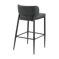Christopher Knight Home Carolyn Tabourets de bar industriels en métal et similicuir (lot de 2)